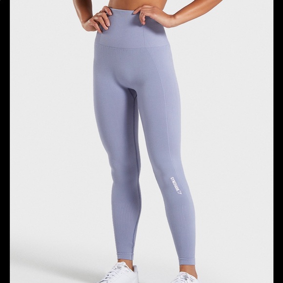 Gymshark POWER DOWN Leggings - Steel Blue (CAN NO LONGER BUY ONLINE). - Picture 3 of 7